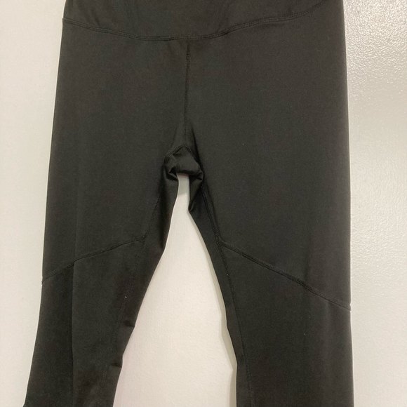 REEBOK Black with Mesh Yoga Running Workout Leggings Pants Womens Medium - Picture 12 of 15